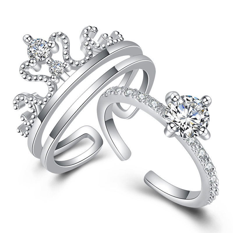 Crown & Pearl Ring